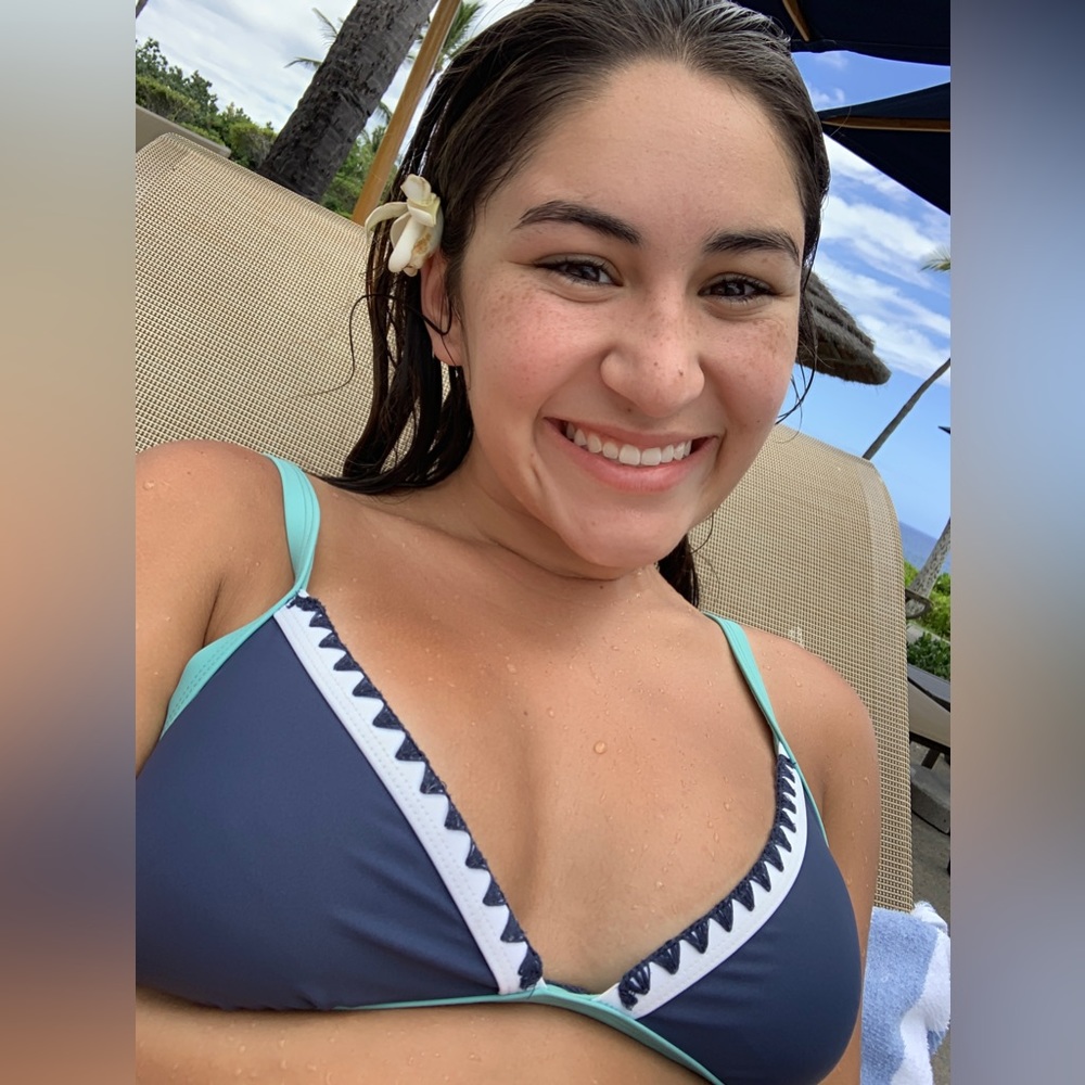Two piece swim suit